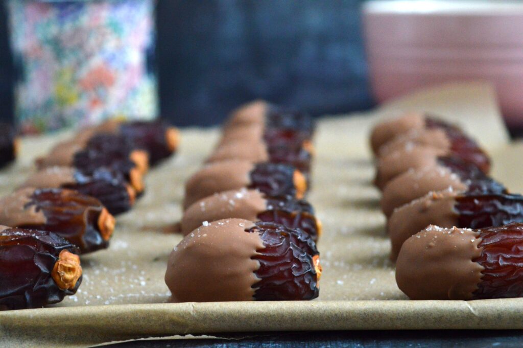 Milk Chocolate Medjool Dates with Sea Salt