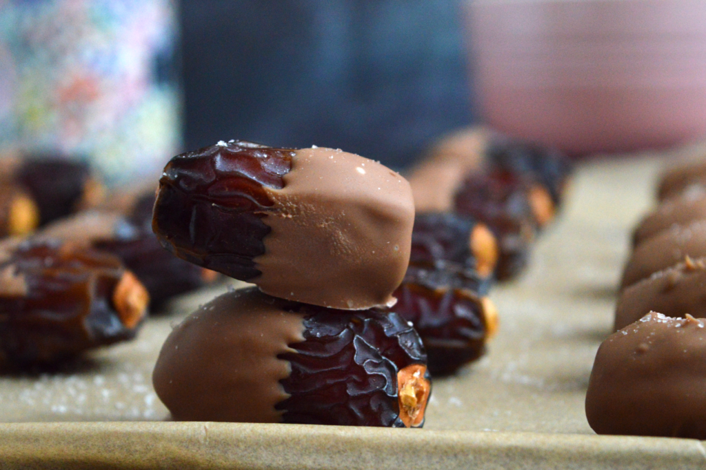 Milk Chocolate Medjool Dates with Sea Salt