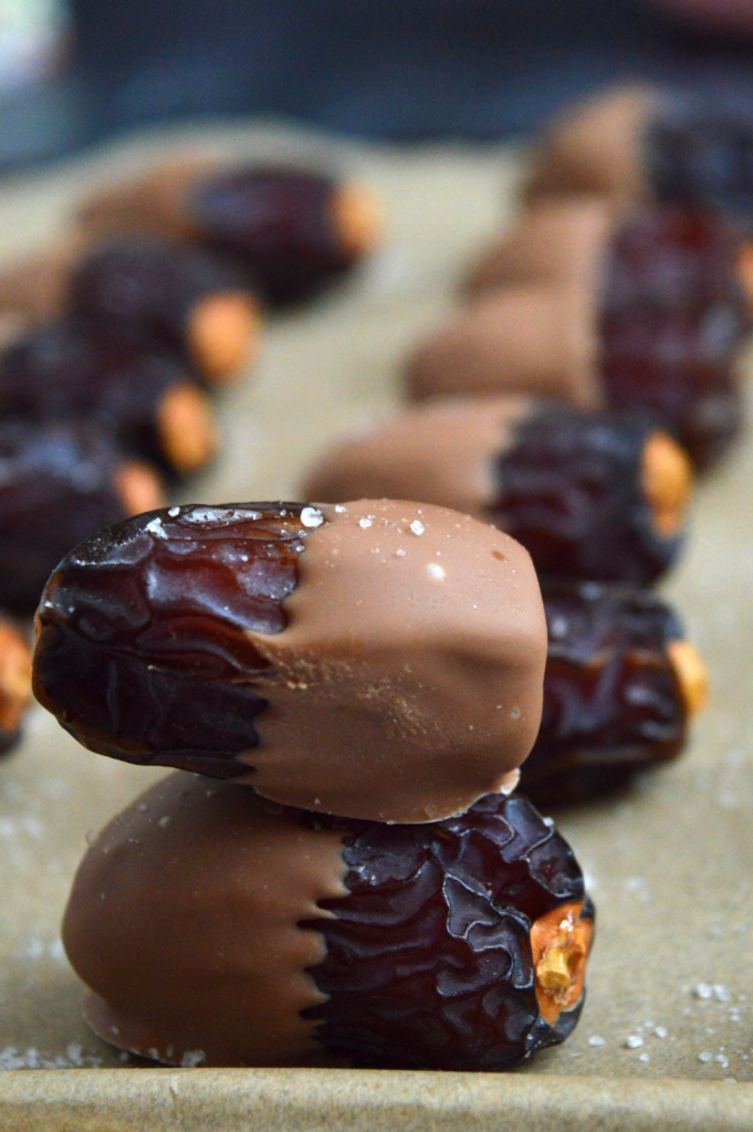 Milk Chocolate Medjool Dates with Sea Salt