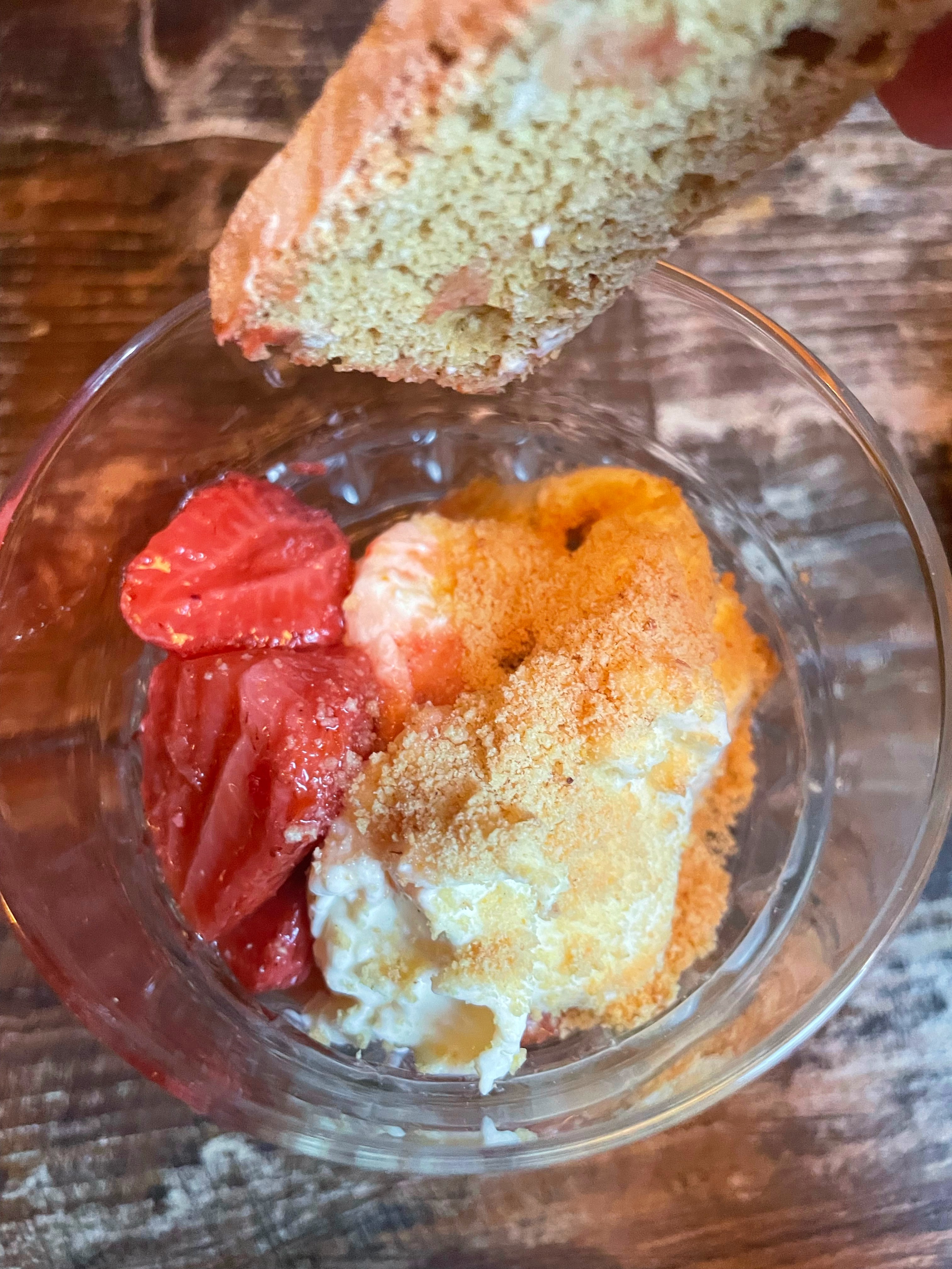 Strawberry Panna cota