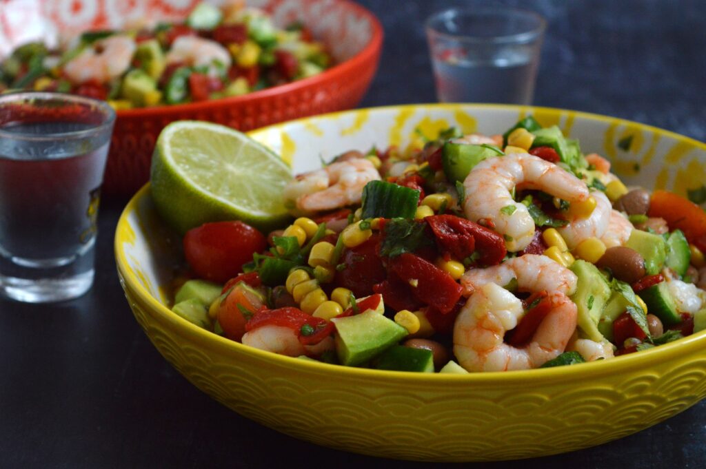 Spicy Mexican Shrimp Salad