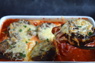 Eggplant Meatballs with Marinara Sauce