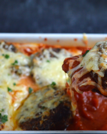 Eggplant Meatballs with Marinara Sauce