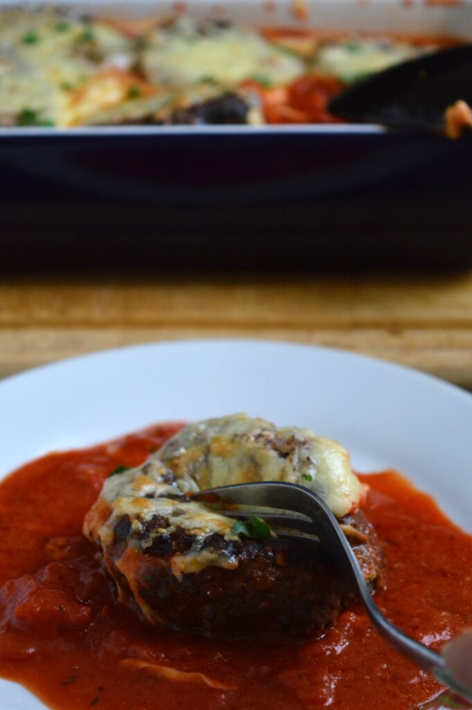 Eggplant Meatballs with Marinara Sauce