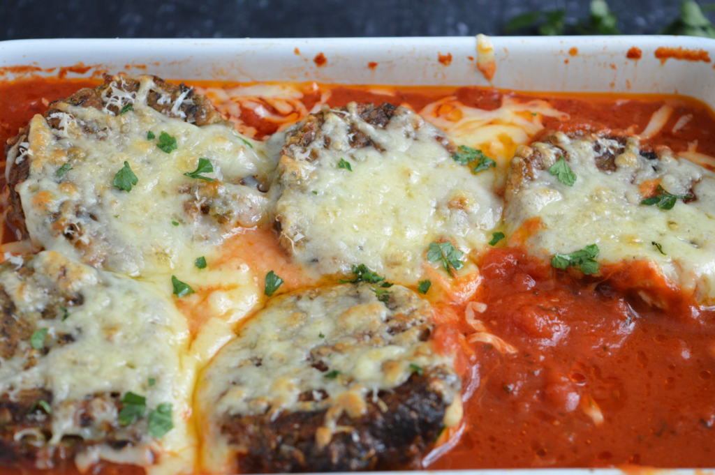 Eggplant Meatballs with Marinara Sauce
