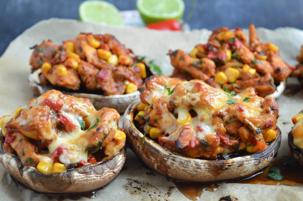 Mexican Stuffed Portobello Mushrooms