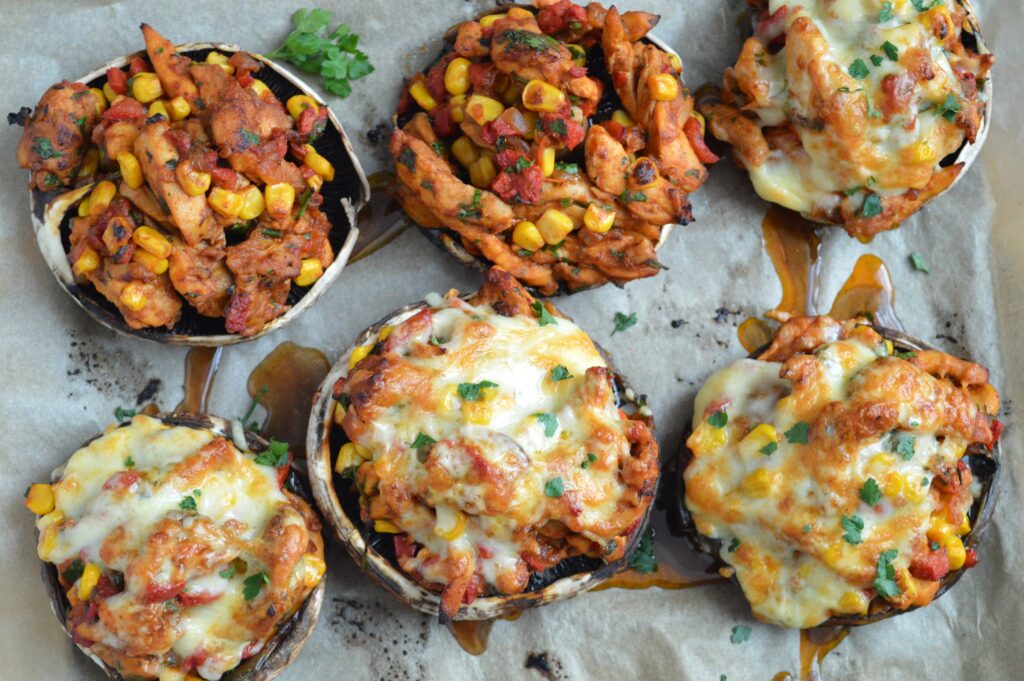 Mexican Stuffed Portobello Mushrooms