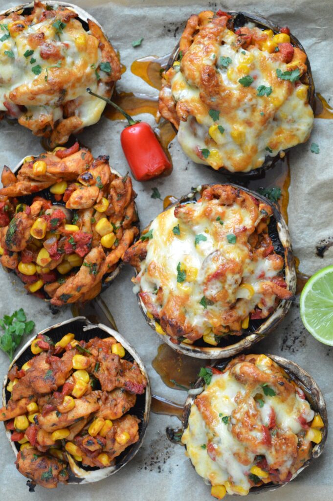 Mexican Stuffed Portobello Mushrooms