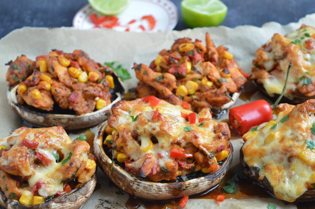 Mexican Stuffed Portobello Mushrooms