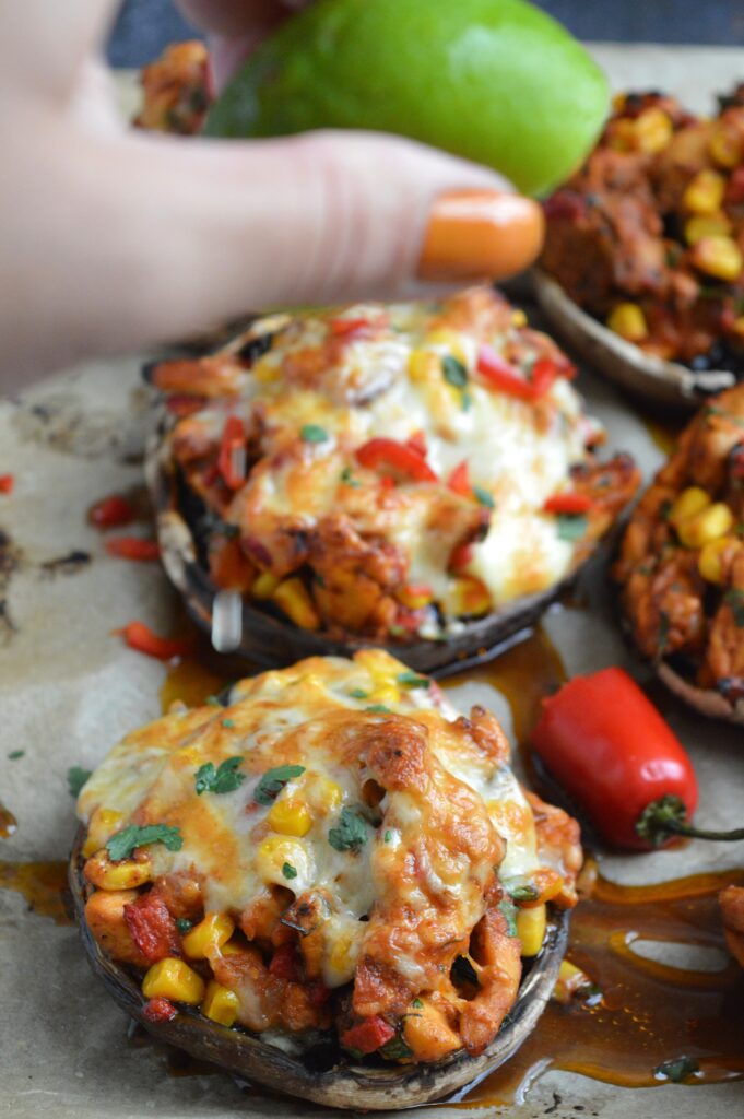 Mexican Stuffed Portobello Mushrooms
