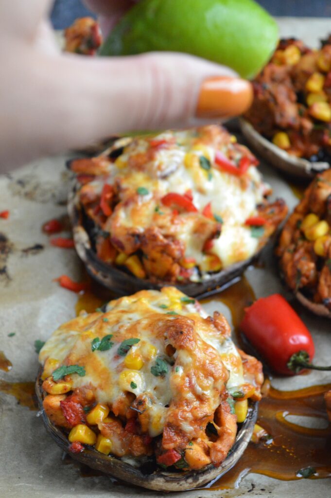 Mexican Stuffed Portobello Mushrooms