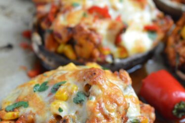 Mexican Stuffed Portobello Mushrooms