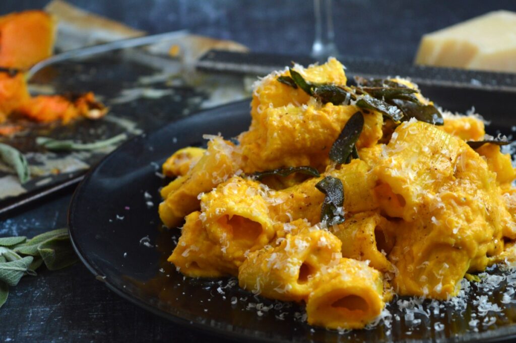 Creamy Pumpkin Pasta with Sage