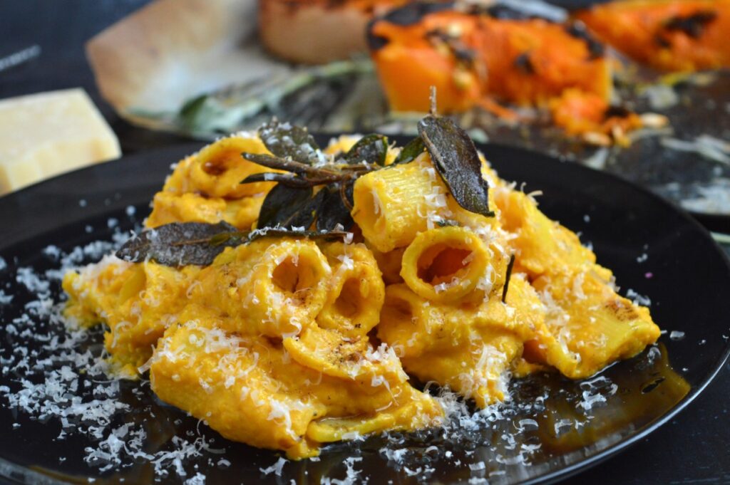 Creamy Pumpkin Pasta with Sage