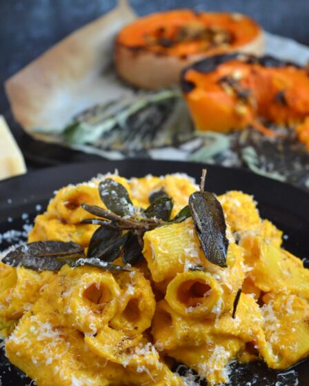 Creamy Pumpkin Pasta with Sage