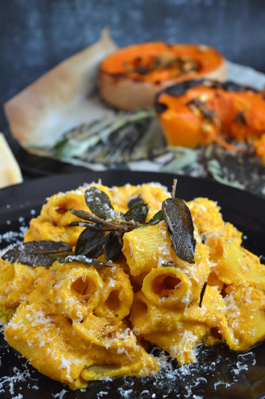 Creamy Pumpkin Pasta with Sage