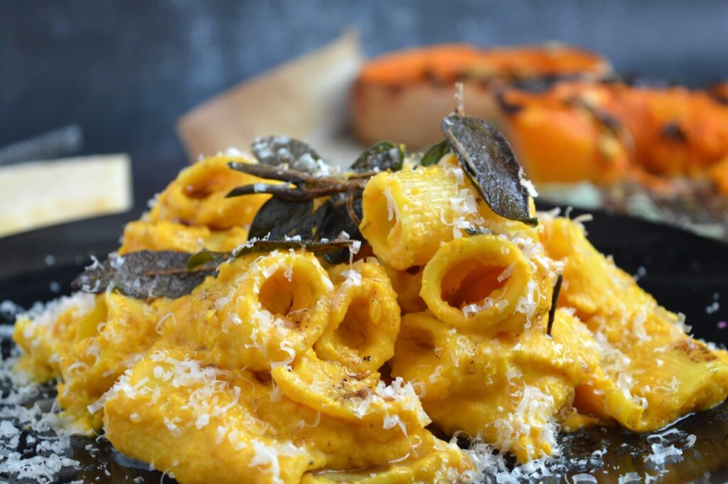 Creamy Pumpkin Pasta with Sage