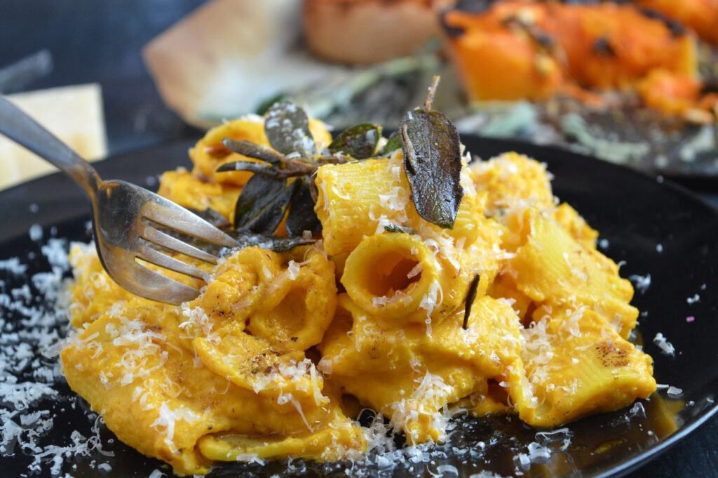 Creamy Pumpkin Pasta with Sage