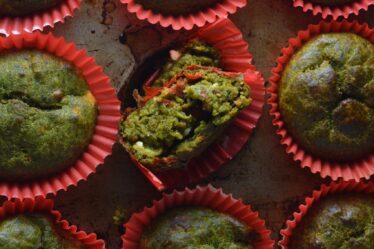 Sun-dried Tomatoes & Feta Spinach Muffins