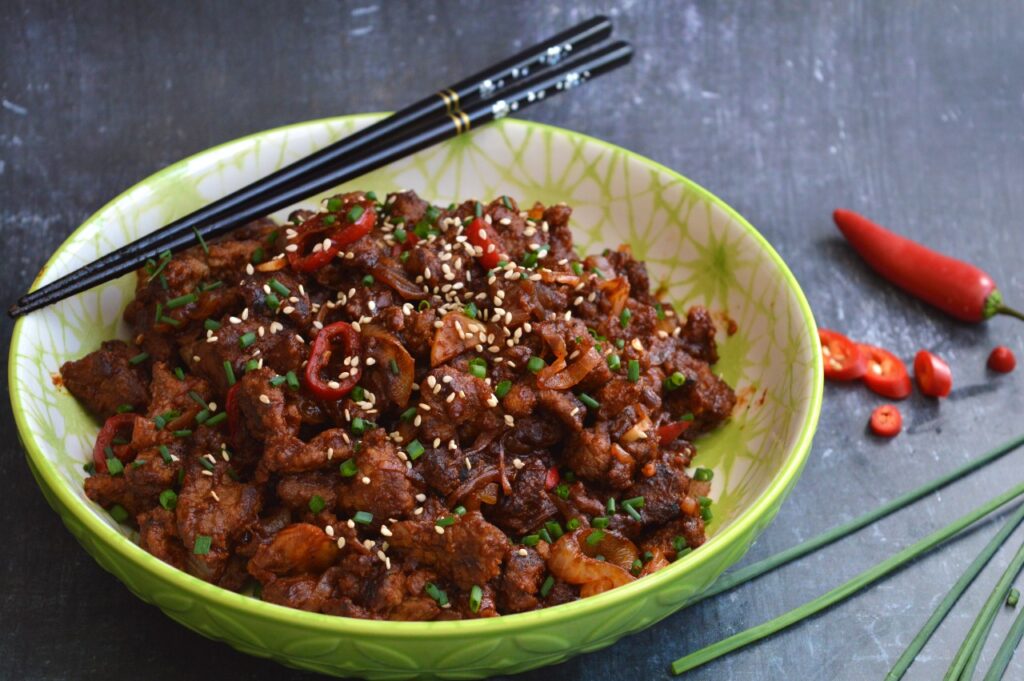 Chinese Crispy Chilly Beef