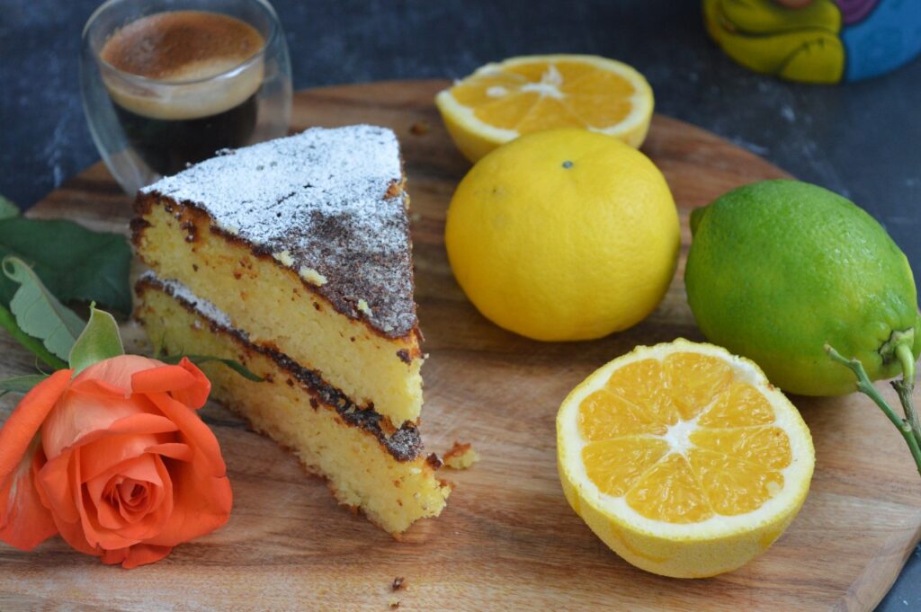 Torta Caprese al Limone