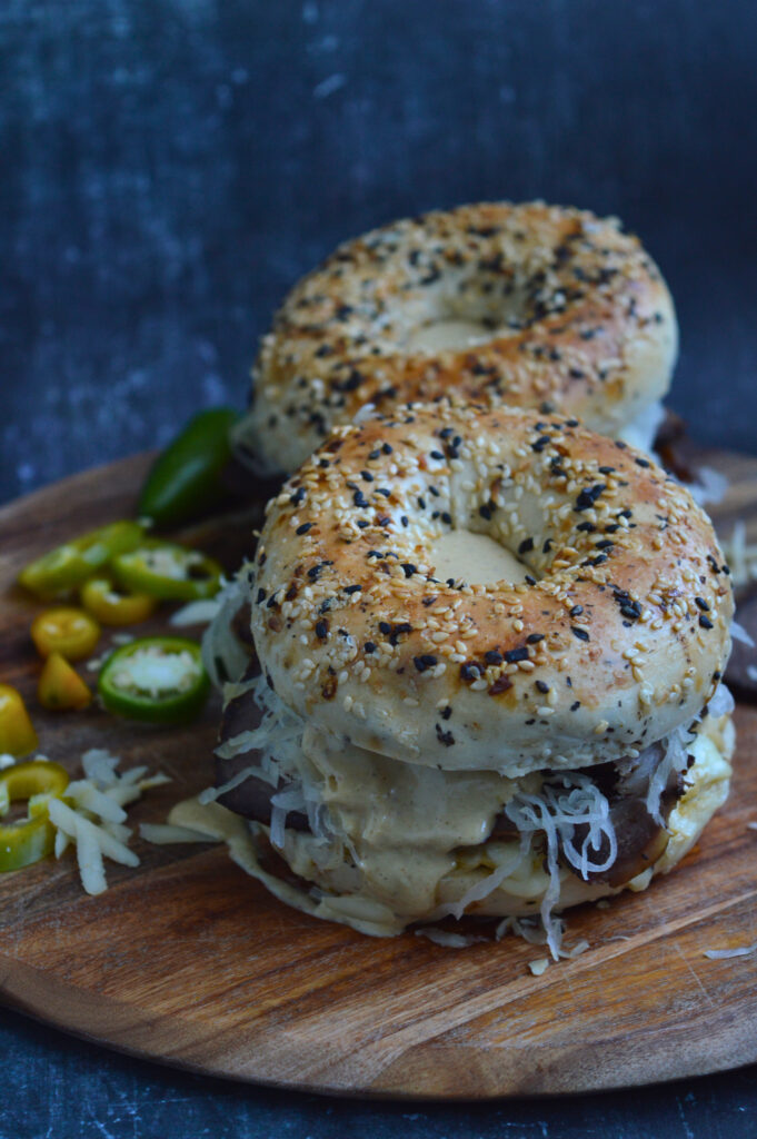 Reuben-Style Bagels