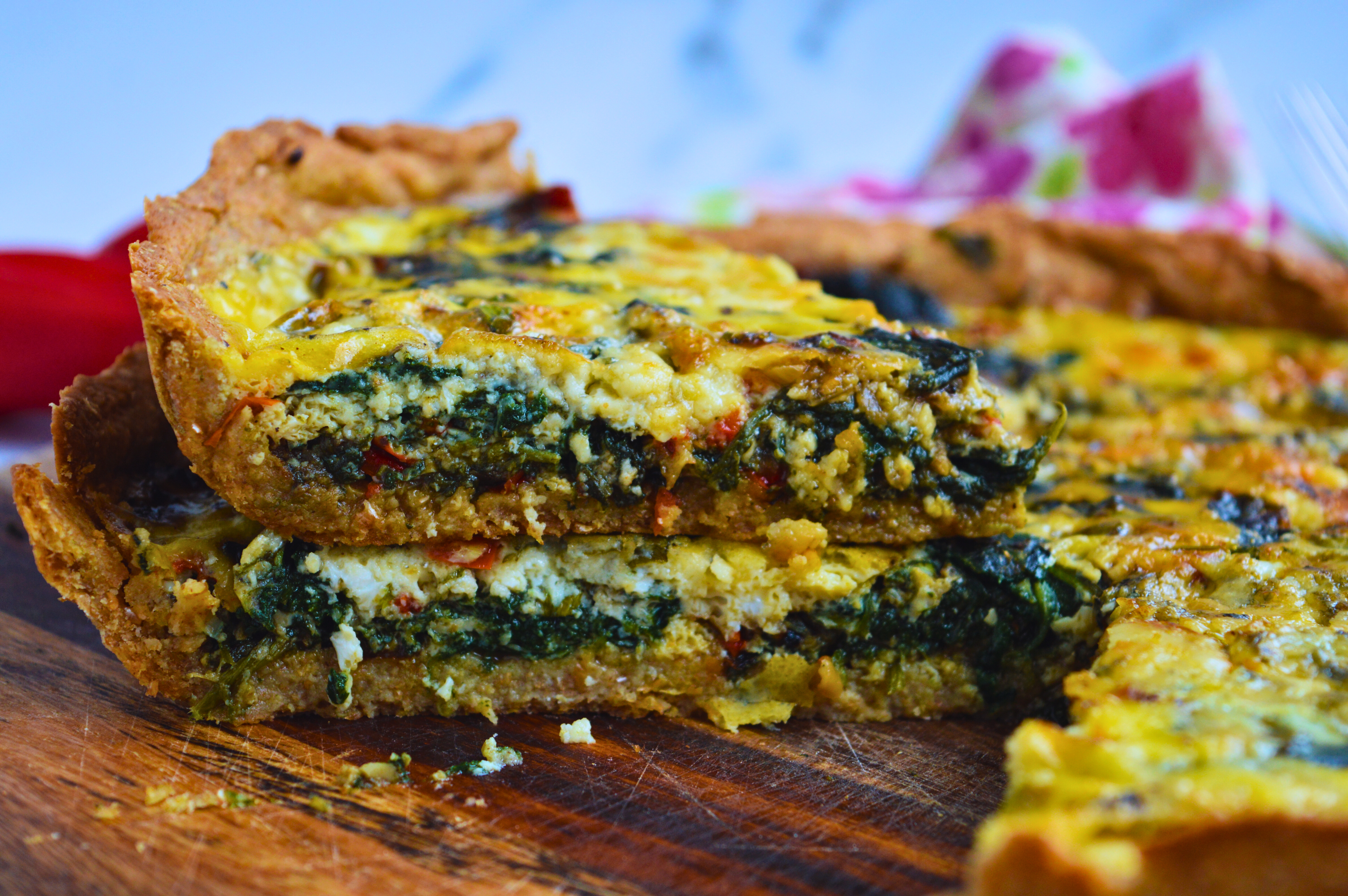 Spinach & Roquefort Vegetarian Galette