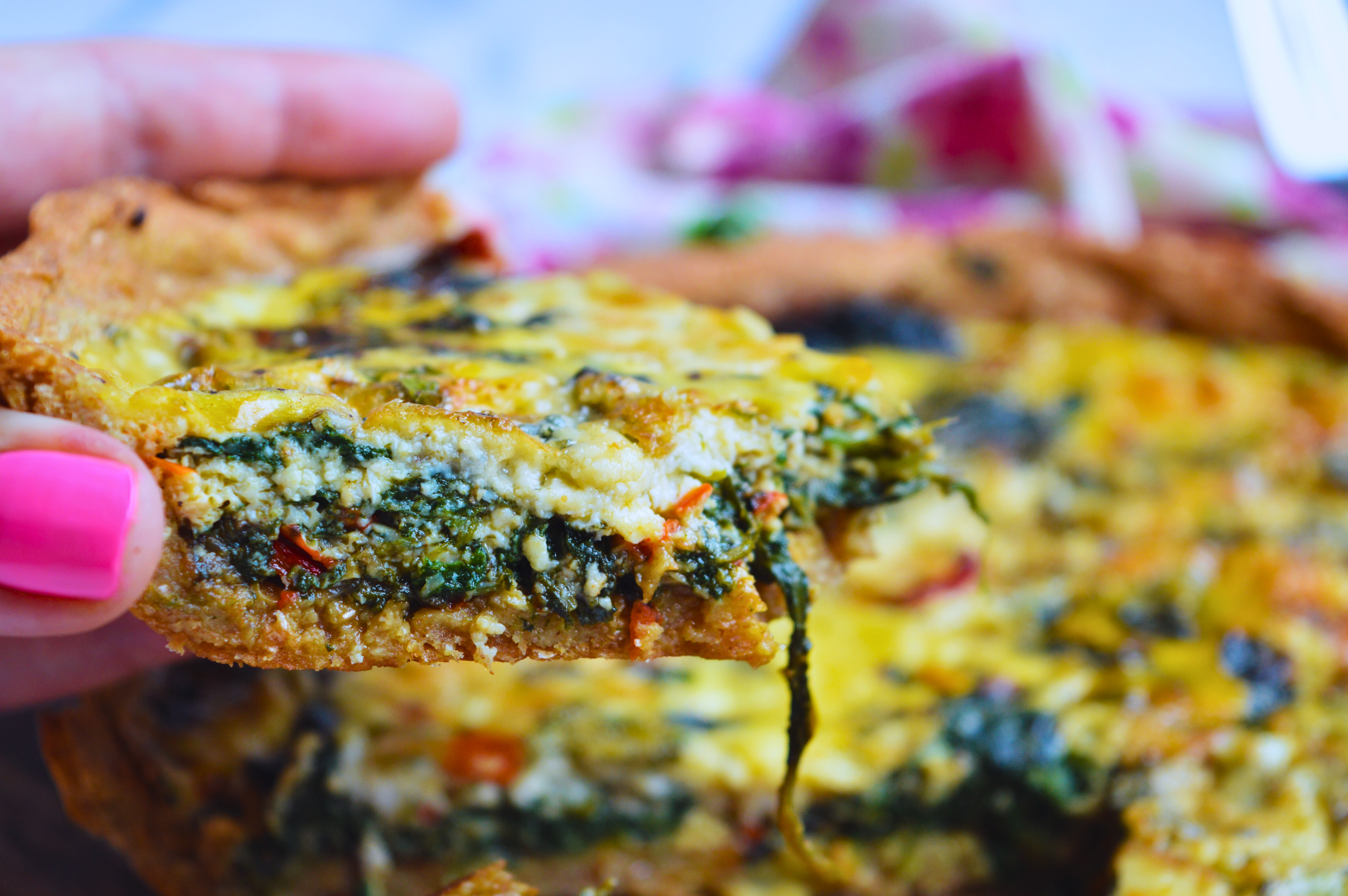 Spinach & Roquefort Vegetarian Galette