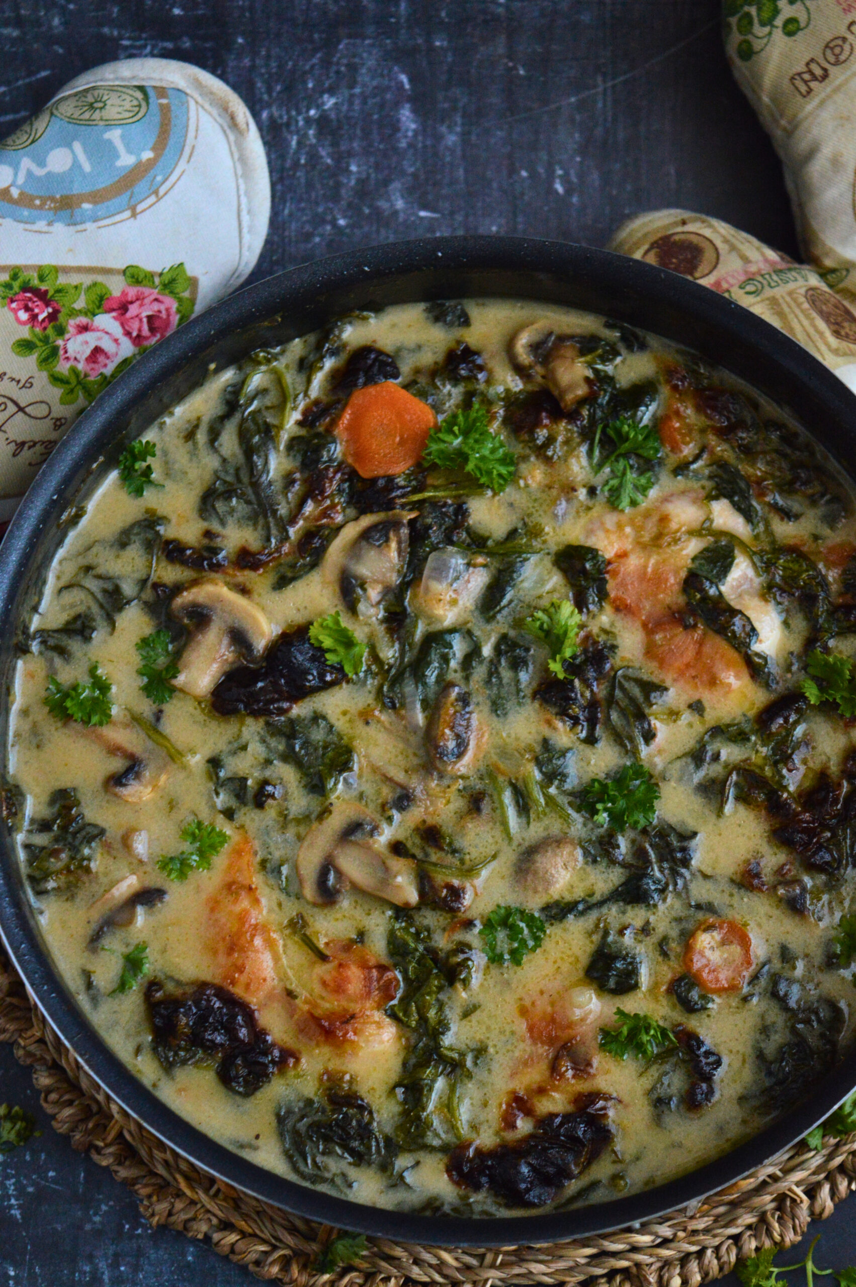 Wild Mushroom Chicken Casserole