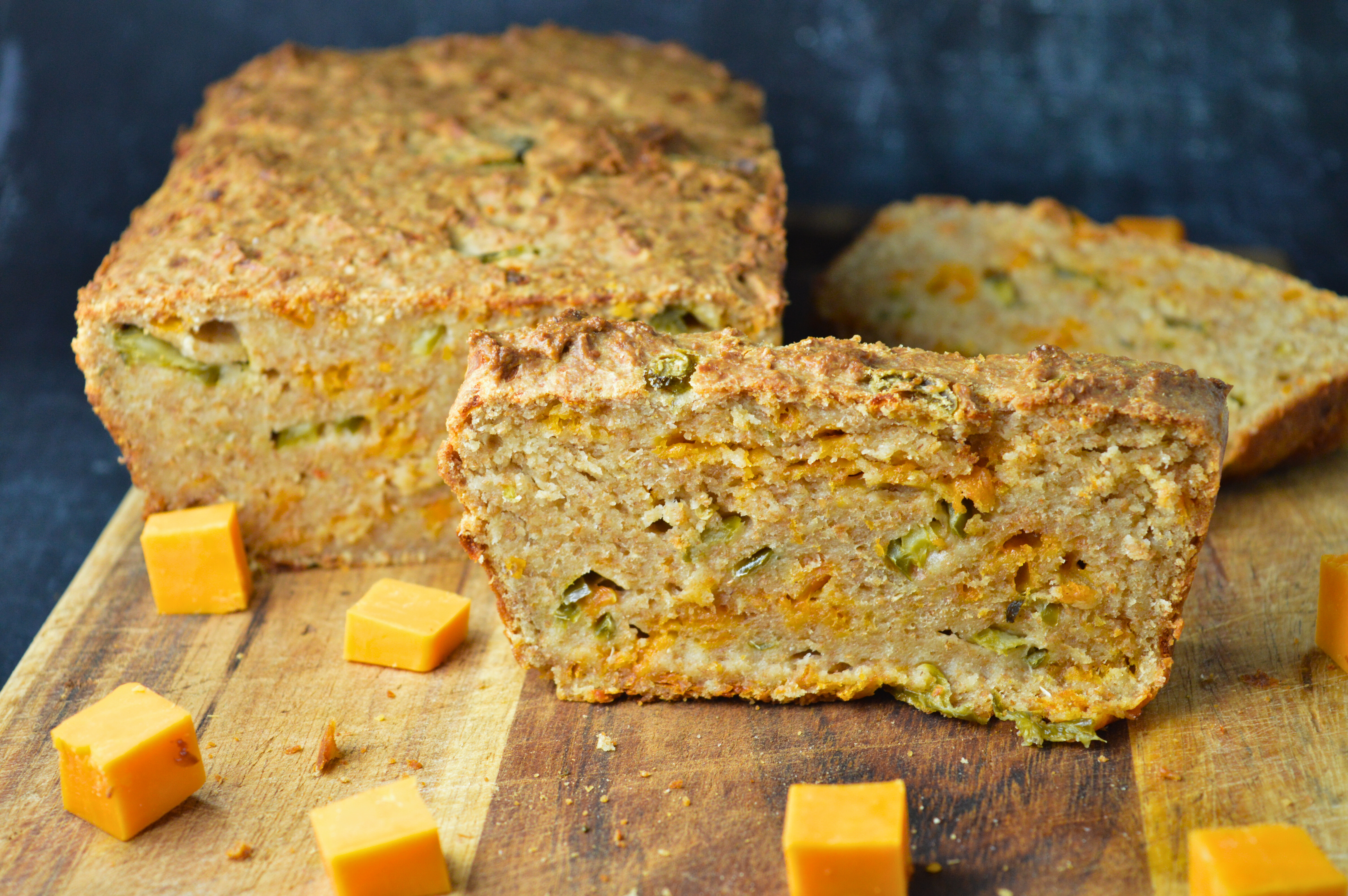 Jalapeño Cheddar Spelt Bread