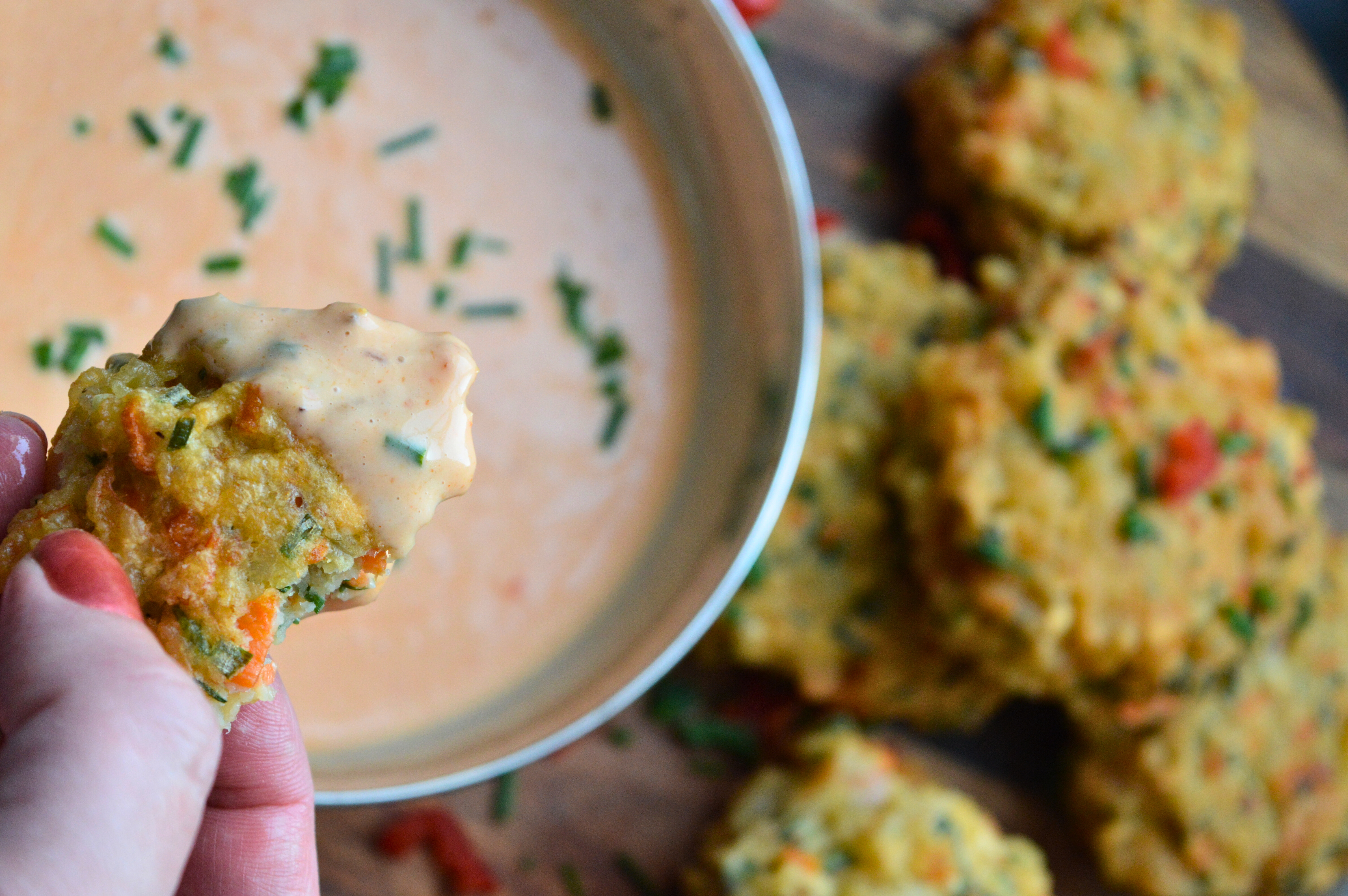 Shrimp & Vegetable Pancake