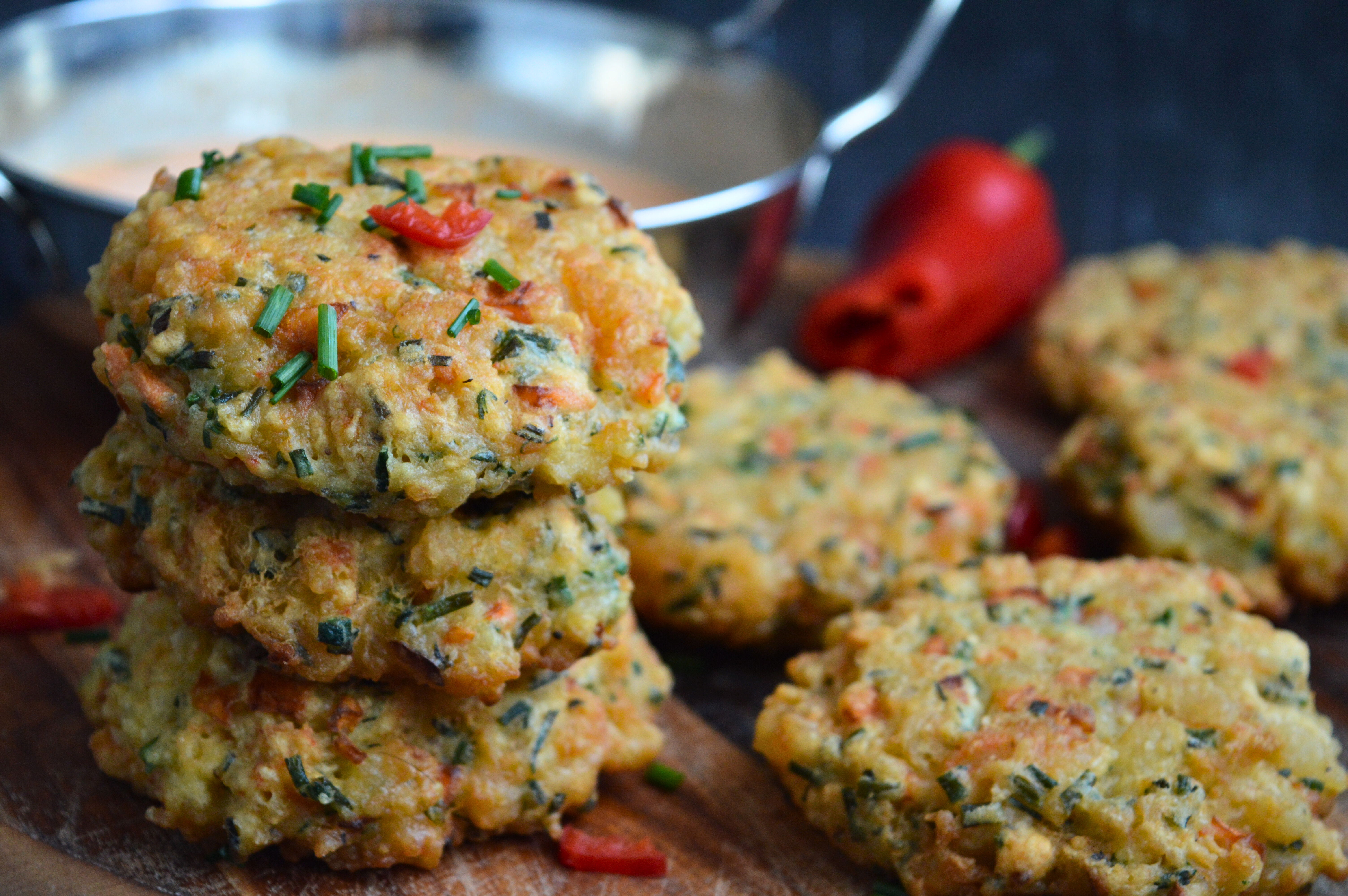 Shrimp & Vegetable Pancake