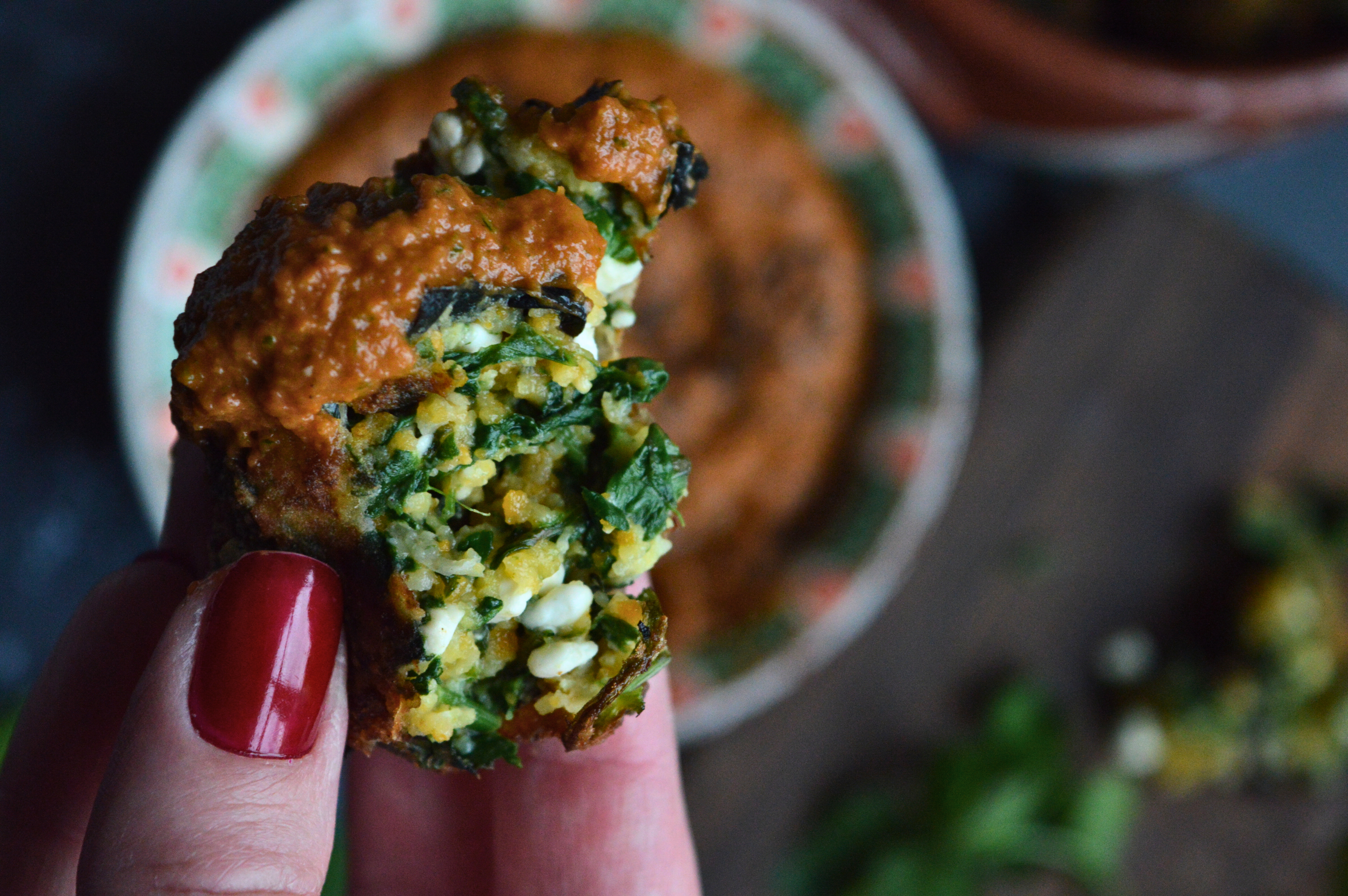 Spring Spinach Meatballs