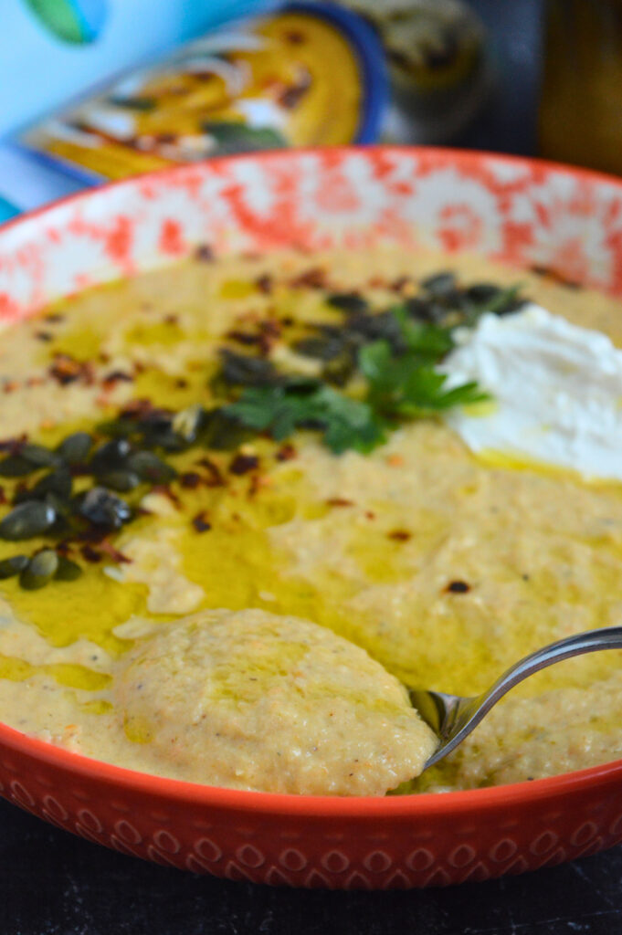 Roasted Cauliflower Leek Soup