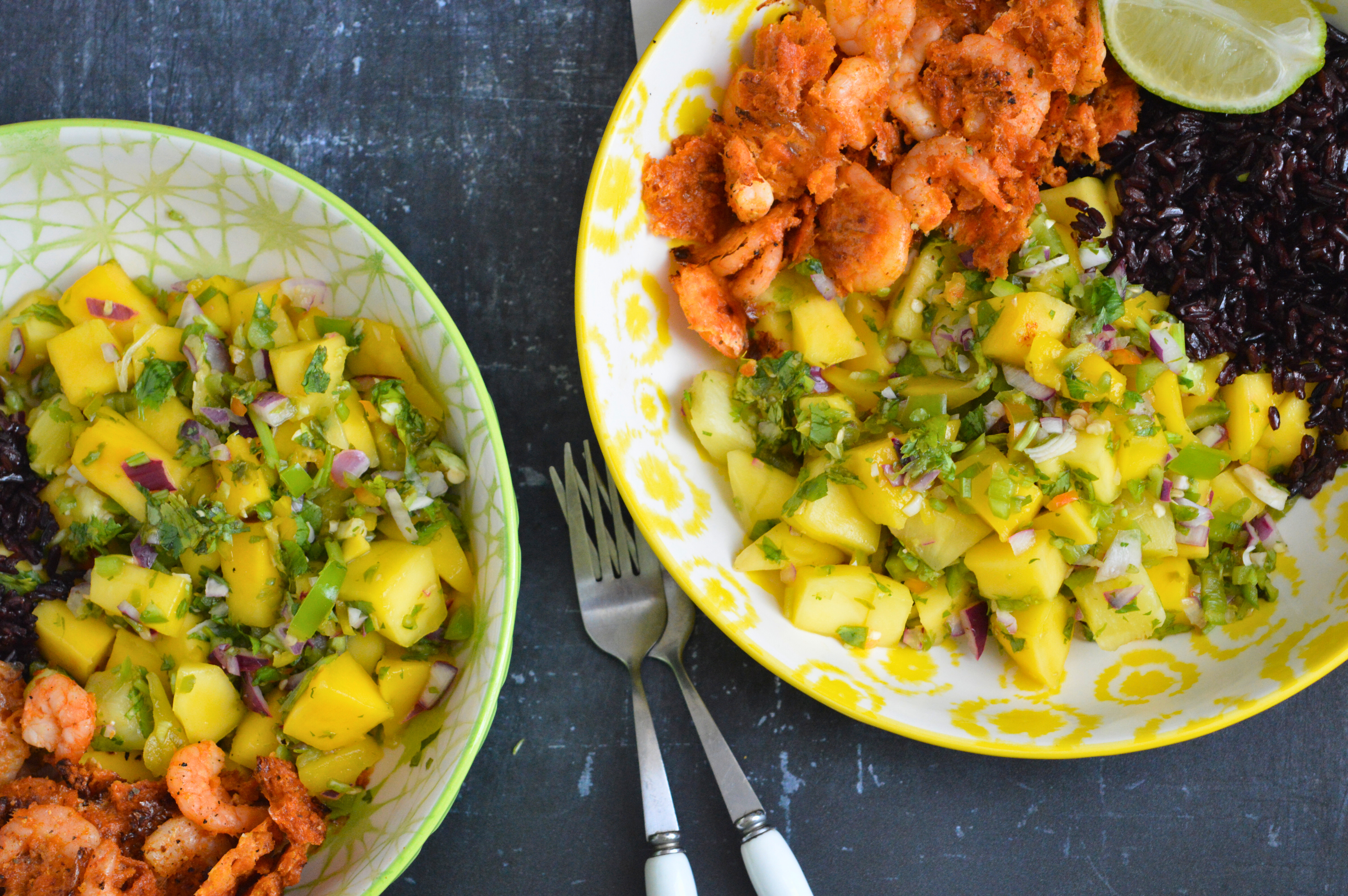 Takis Shrimp Bowls