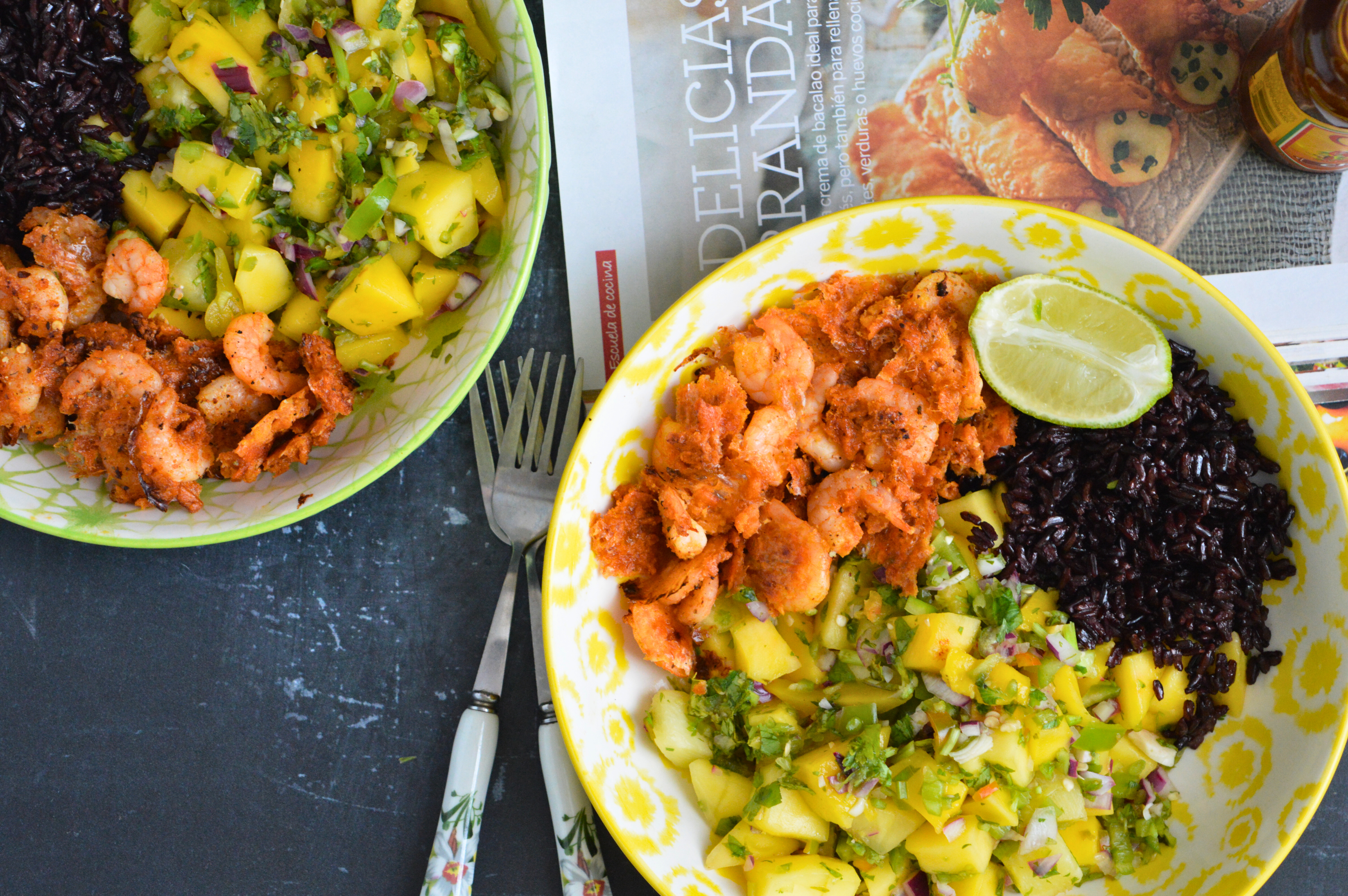 Takis Shrimp Bowls