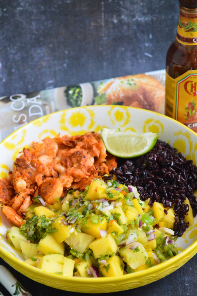 Takis Shrimp Bowls
