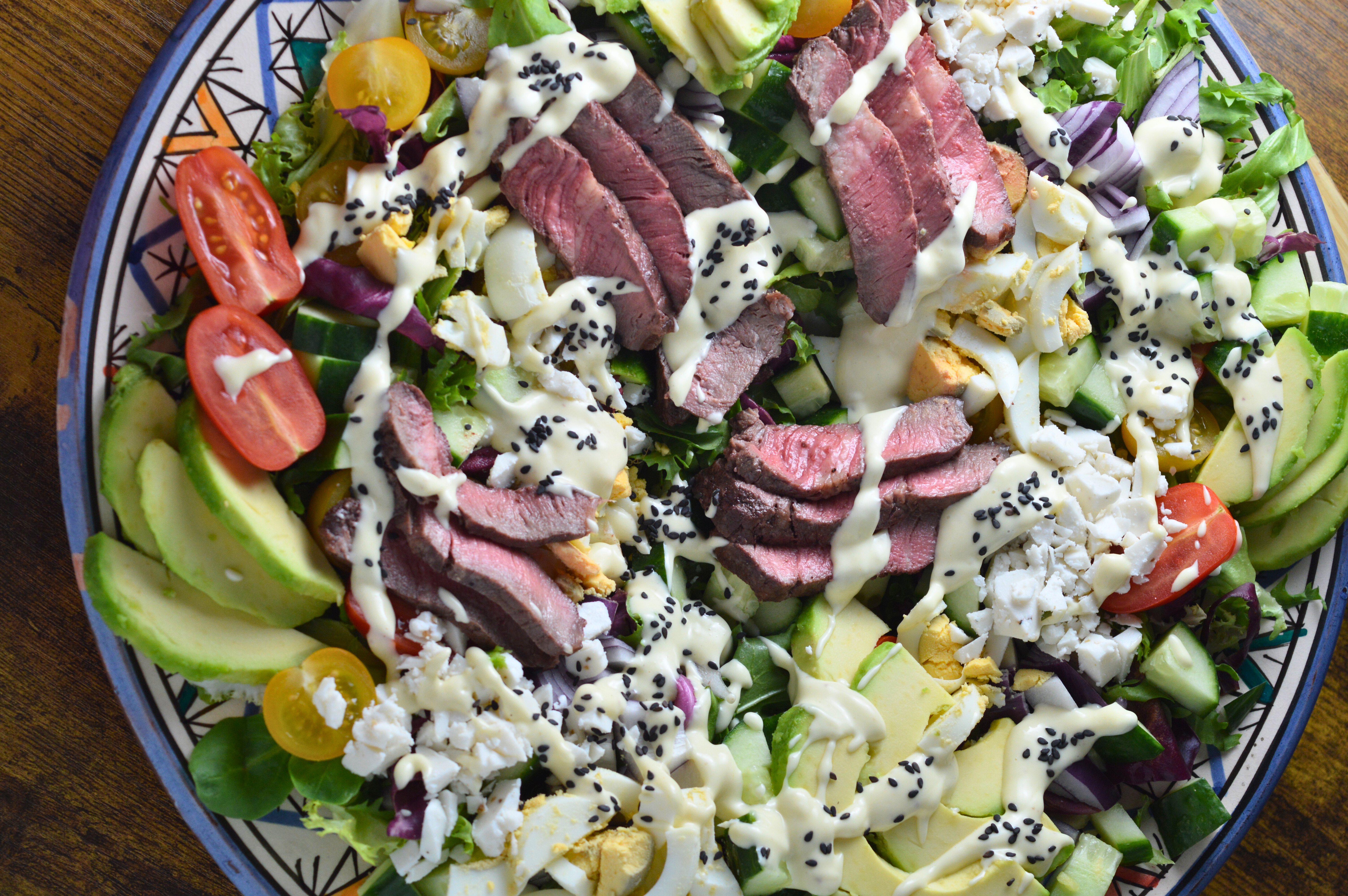 Chopped Steak Salad