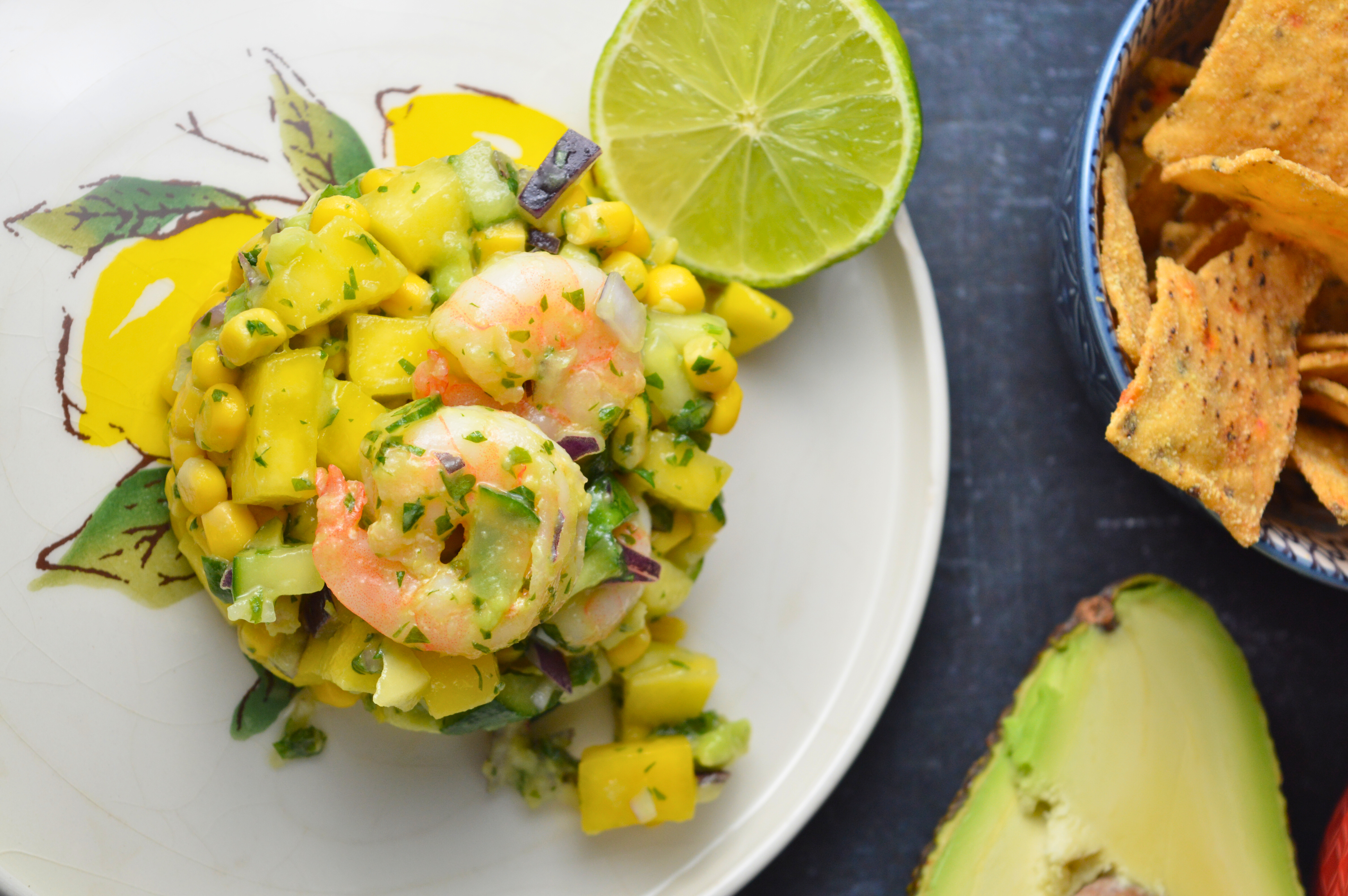 Mango Shrimp Salad