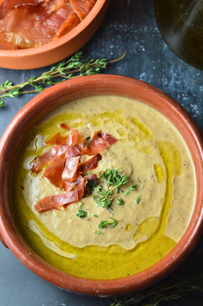 Spanish Cream of Oyster Mushroom Soup