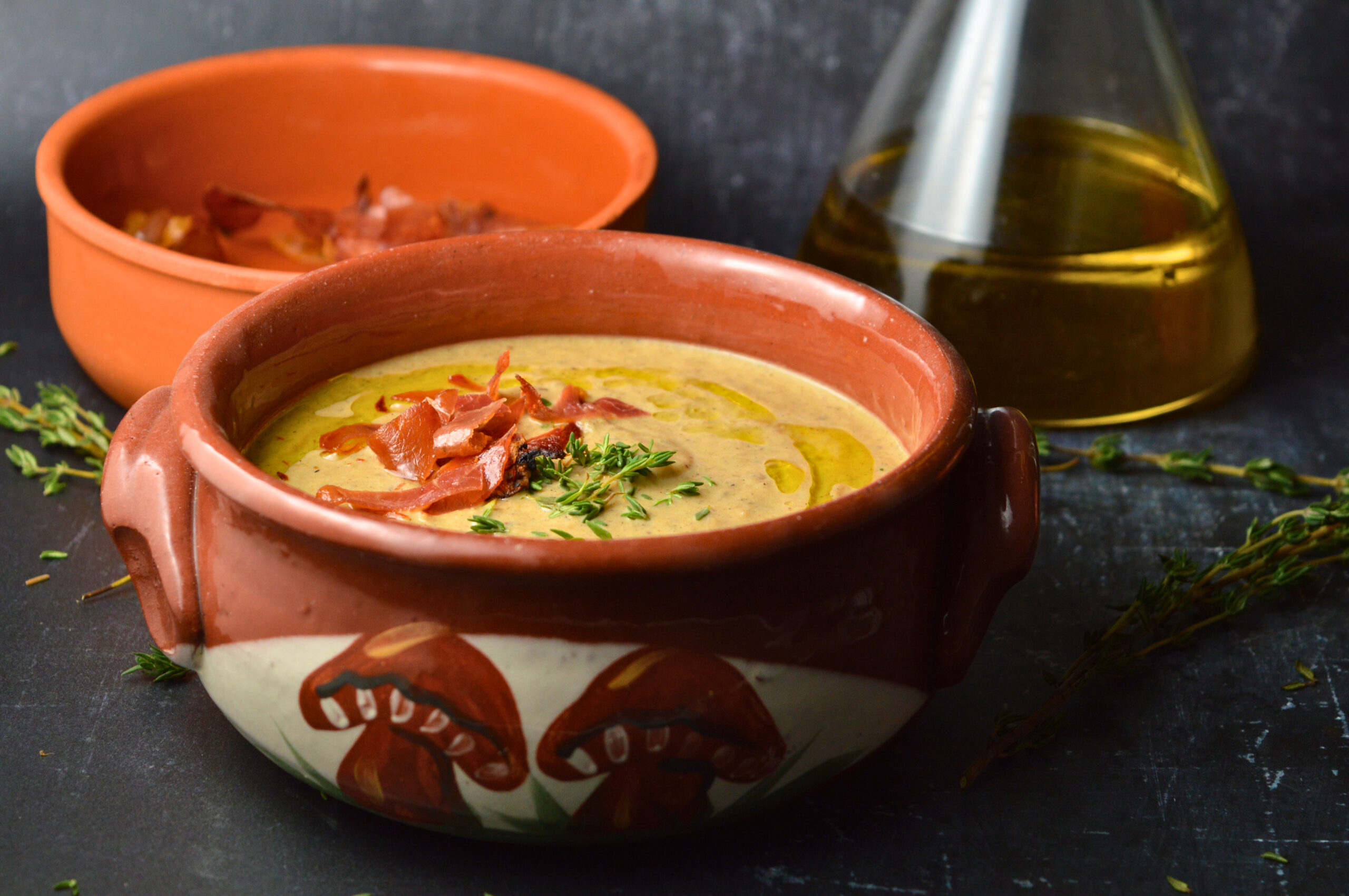 Spanish Cream of Oyster Mushroom Soup