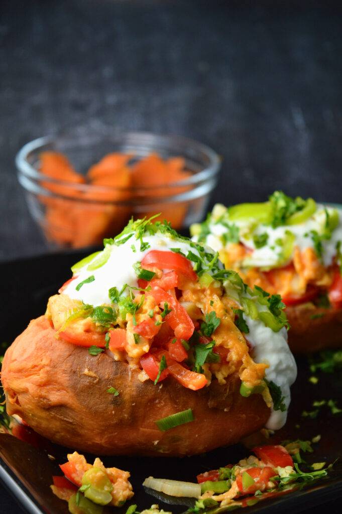 Protein-Packed Stuffed Sweet Potatoes