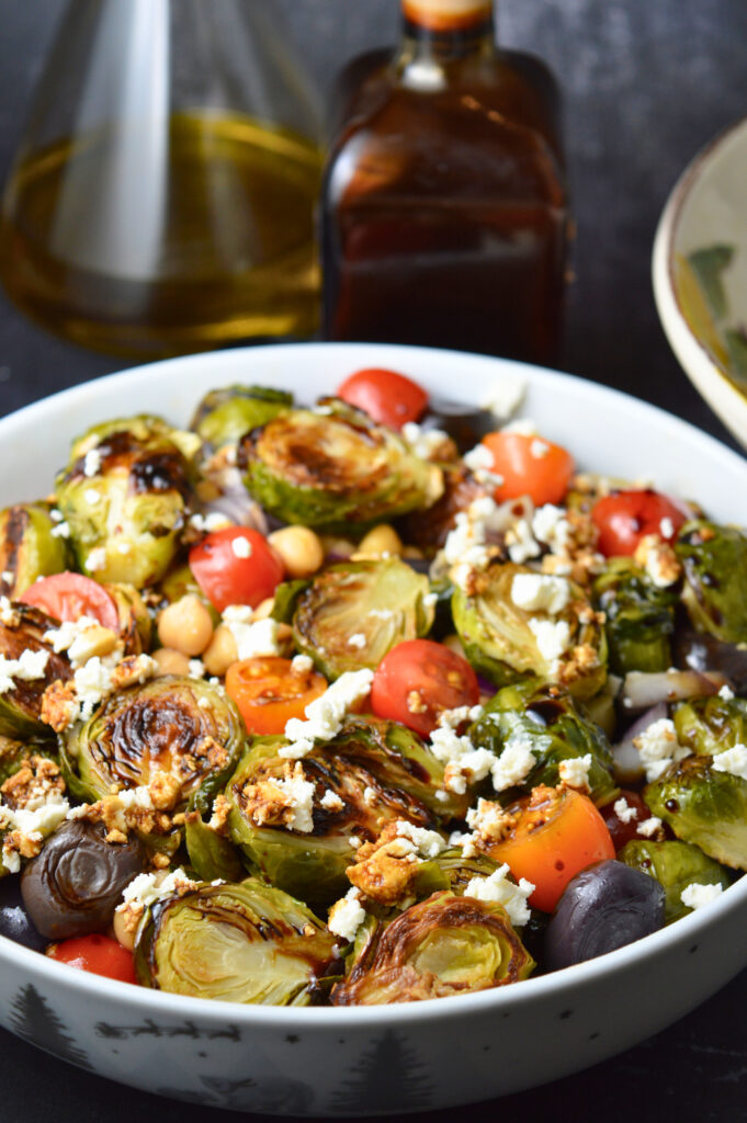 Mediterranean Brussels Sprouts Salad