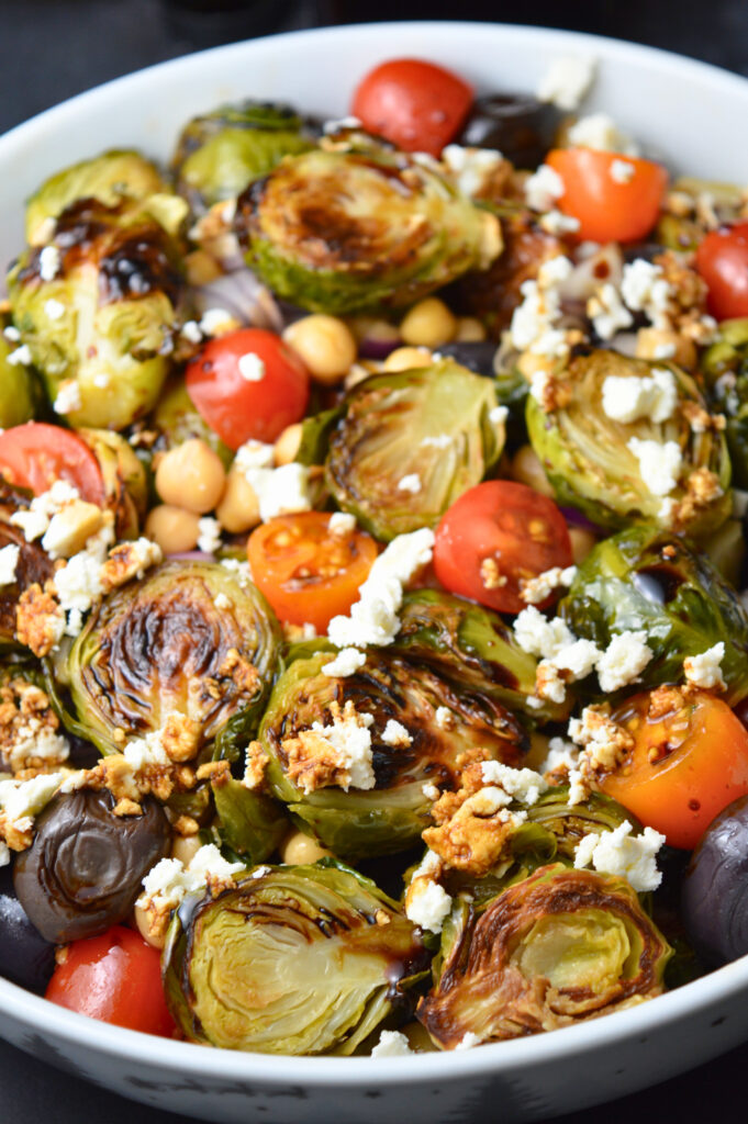 Mediterranean Brussels Sprouts Salad