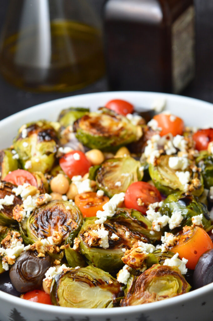 Mediterranean Brussels Sprout Salad