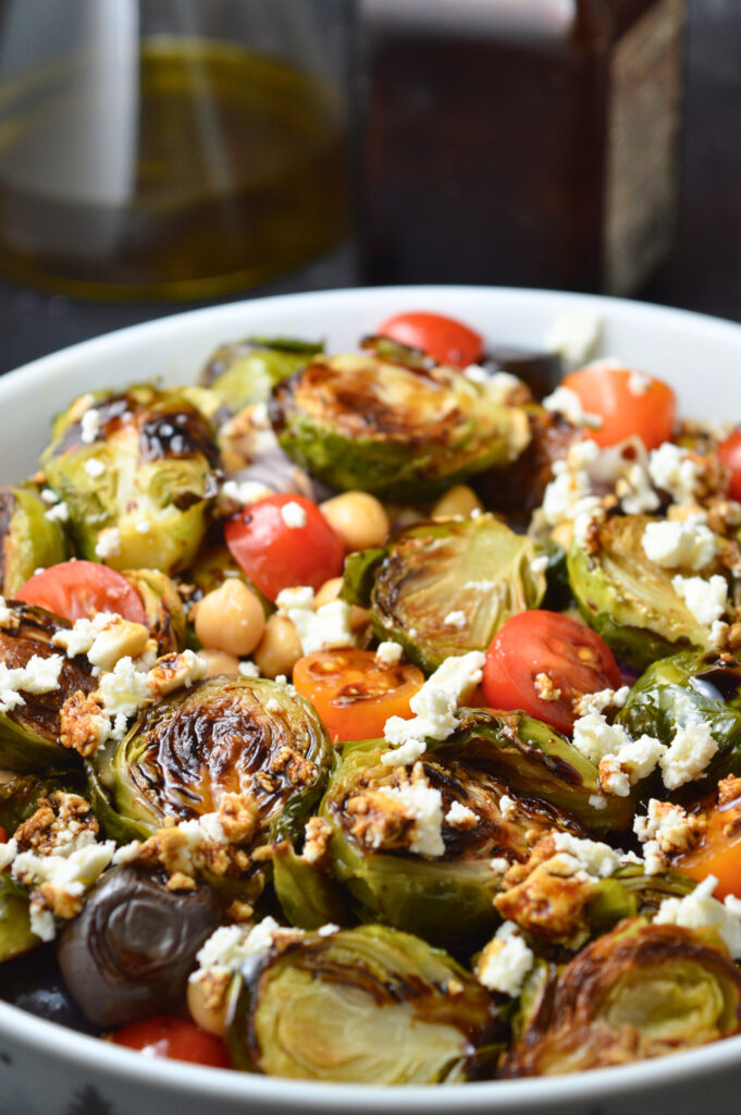 Mediterranean Brussels Sprouts Salad