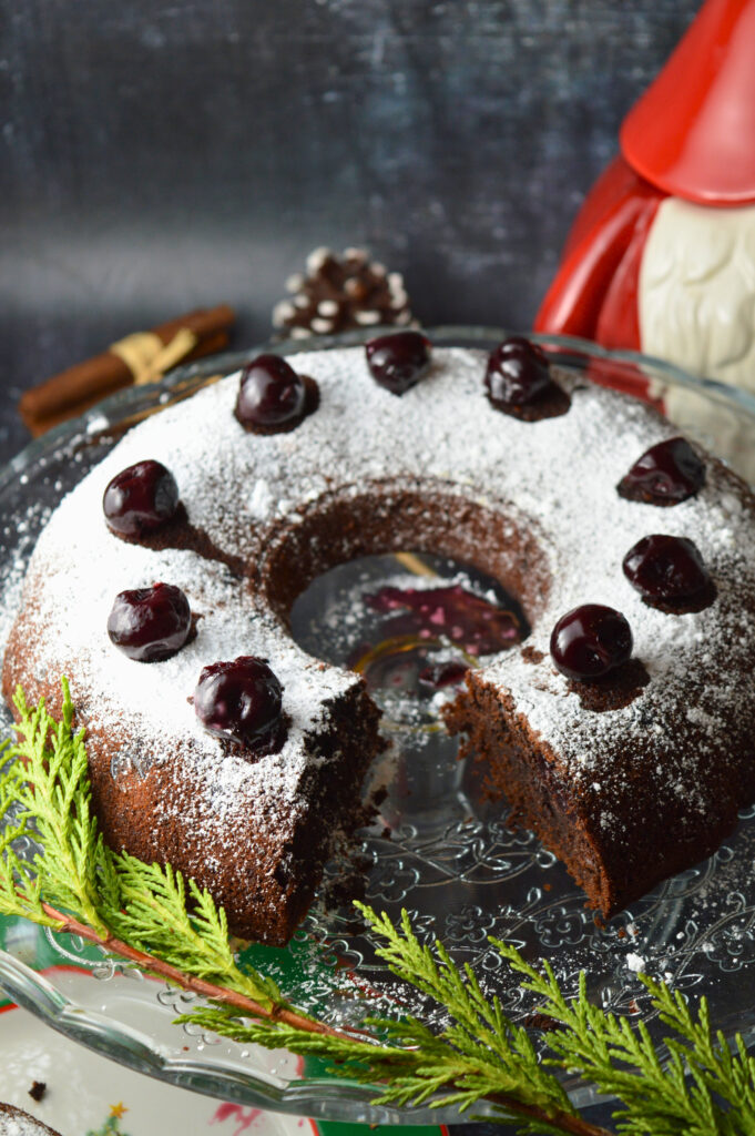 Cherry and Dark Chocolate Cake