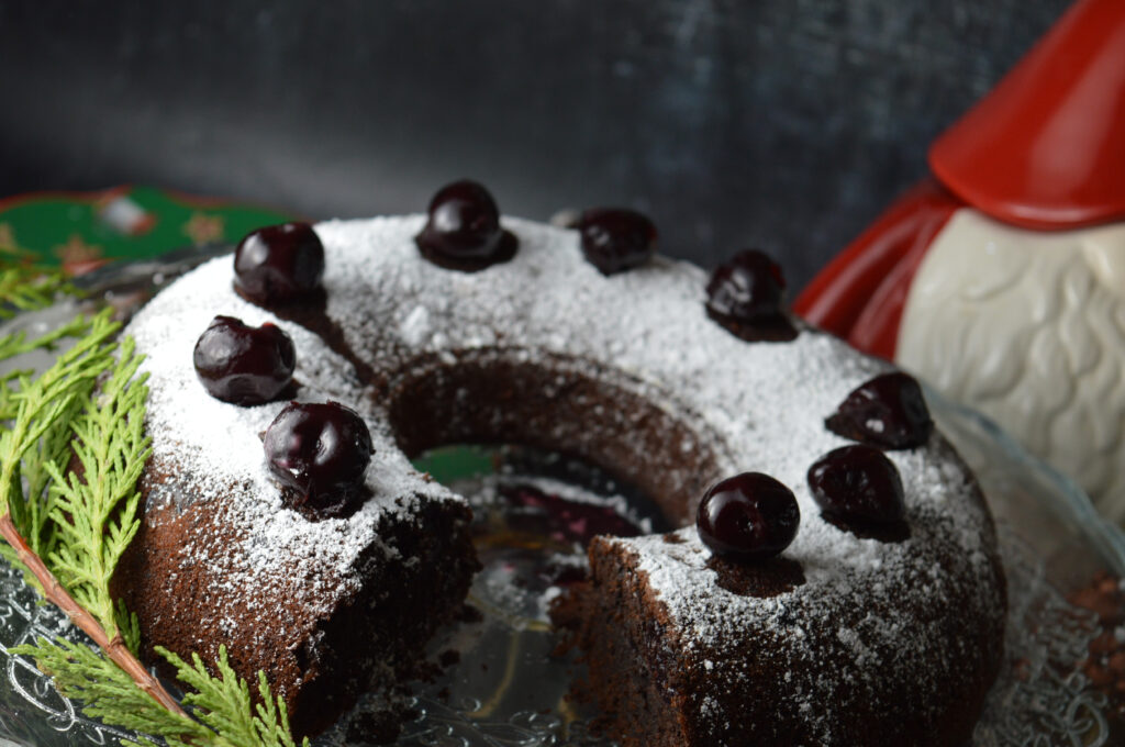 Cherry and Dark Chocolate Cake