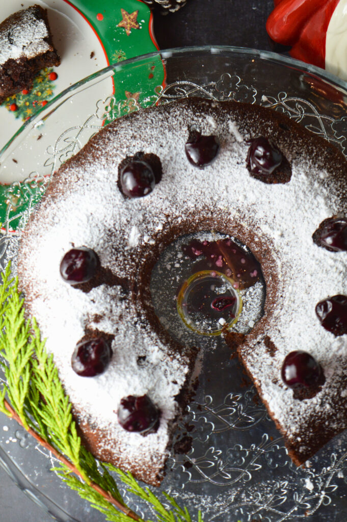 Cherry and Dark Chocolate Cake