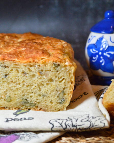 No-Knead Spelt Seeded Bread – Quick, Easy & Delicious Homemade Loaf